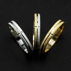ALIANZAS MATRIMONIO ORO 18 KILATES