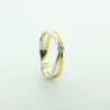 ANILLO BICOLOR ORO 18 KILATES CON DIAMANTE