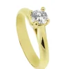 ANILLO ORO 18 KILATES CON DIAMANTE