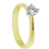 ANILLO ORO 18 KILATES CON DIAMANTE
