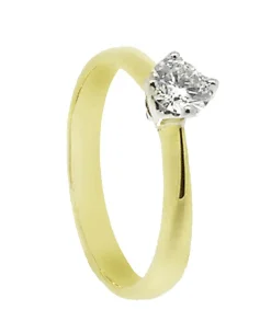 ANILLO ORO 18 KILATES CON DIAMANTE