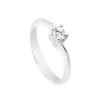 ANILLO ORO 18 KILATES CON DIAMANTE