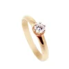 ANILLO ORO 18 KILATES CON DIAMANTE