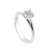 ANILLO ORO 18 KILATES CON DIAMANTE