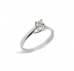 ANILLO ORO 18 KILATES CON DIAMANTE