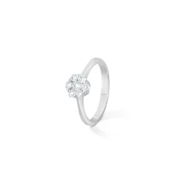 ANILLO ORO 18 KILATES CON DIAMANTES