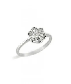 ANILLO ORO 18 KILATES CON DIAMANTES