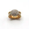 ANILLO ORO 18 KILATES CON DIAMANTES