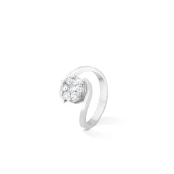 ANILLO ORO 18 KILATES CON DIAMANTES