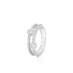 ANILLO ORO 18 KILATES CON DIAMANTES