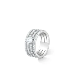 ANILLO ORO 18 KILATES CON DIAMANTES