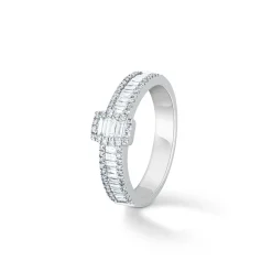 ANILLO ORO 18 KILATES CON DIAMANTES