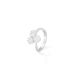 ANILLO ORO 18 KILATES CON DIAMANTES