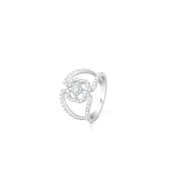 ANILLO ORO 18 KILATES CON DIAMANTES