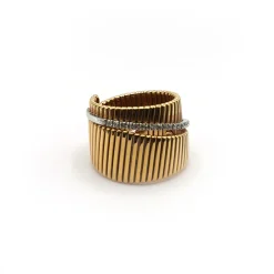 ANILLO ORO 18 KILATES CON DIAMANTES