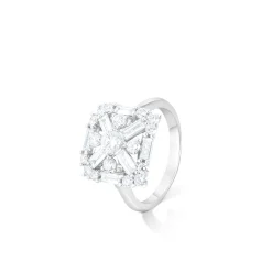 ANILLO ORO 18 KILATES CON DIAMANTES