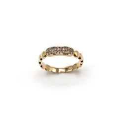 ANILLO ORO 18 KILATES CON DIAMANTES