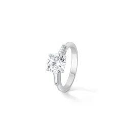 ANILLO ORO 18 KILATES CON DIAMANTES