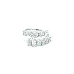 ANILLO ORO 18 KILATES CON DIAMANTES