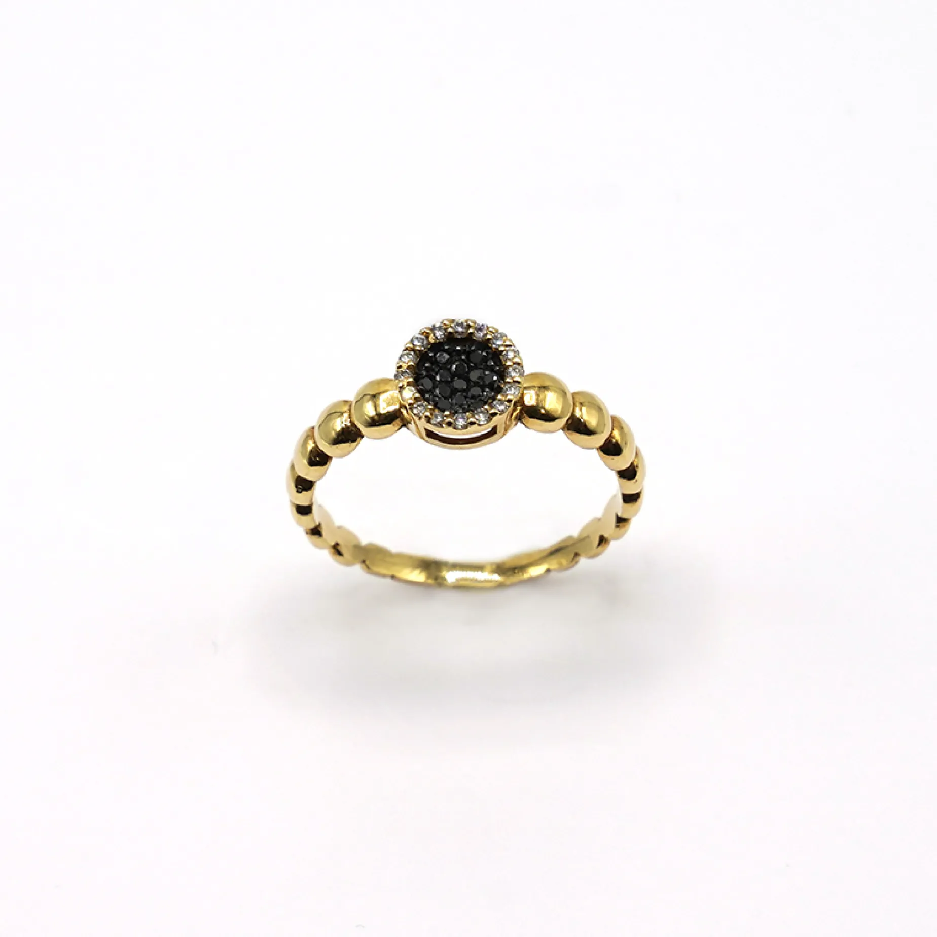 ANILLO ORO 18 KILATES CON DIAMANTES
