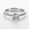 ANILLO ORO 18 KILATES CON DIAMANTES