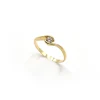 ANILLO ORO 18 KILATES CON DIAMANTES