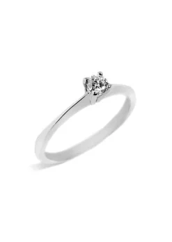 ANILLO ORO 18 KILATES CON DIAMANTE