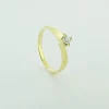 ANILLO ORO 18 KILATES CON DIAMANTE