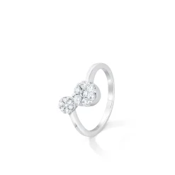 ANILLO ORO 18 KILATES CON DIAMANTES