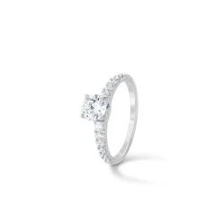 ANILLO ORO 18 KILATES CON DIAMANTES