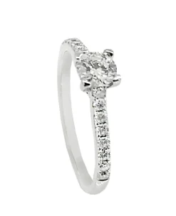 ANILLO ORO 18 KILATES CON DIAMANTES