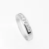 ANILLO ORO 18 KILATES CON DIAMANTES