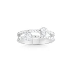 ANILLO ORO 18 KILATES CON DIAMANTES