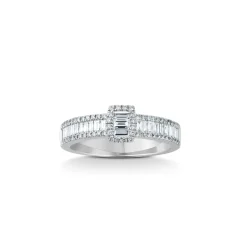 ANILLO ORO 18 KILATES CON DIAMANTES