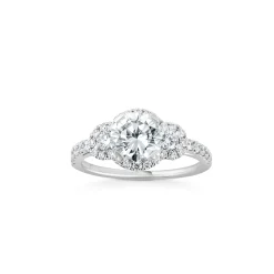 ANILLO ORO 18 KILATES CON DIAMANTES