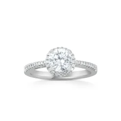 ANILLO ORO 18 KILATES CON DIAMANTES