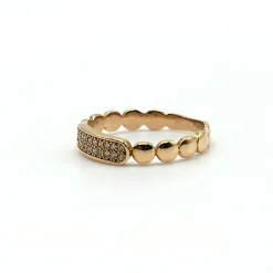 ANILLO ORO 18 KILATES CON DIAMANTES