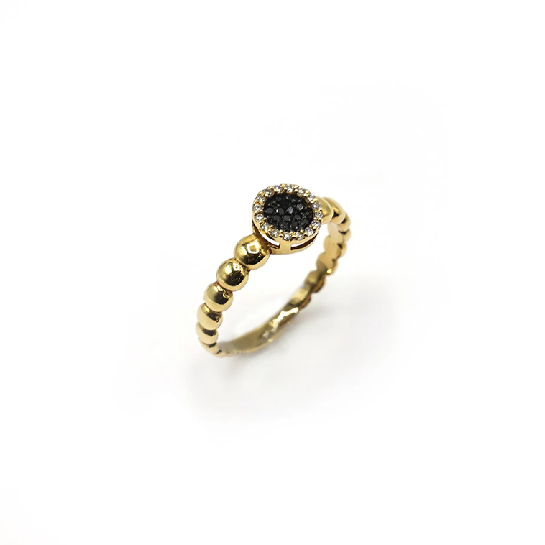 ANILLO ORO 18 KILATES CON DIAMANTES