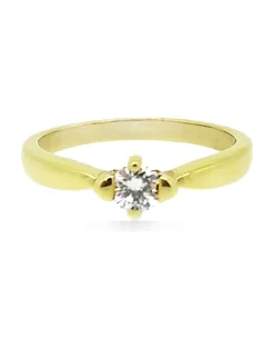 ANILLO ORO 18 KILATES CON DIAMANTE