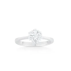 ANILLO ORO 18 KILATES CON DIAMANTES