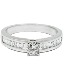 ANILLO ORO 18 KILATES CON DIAMANTES