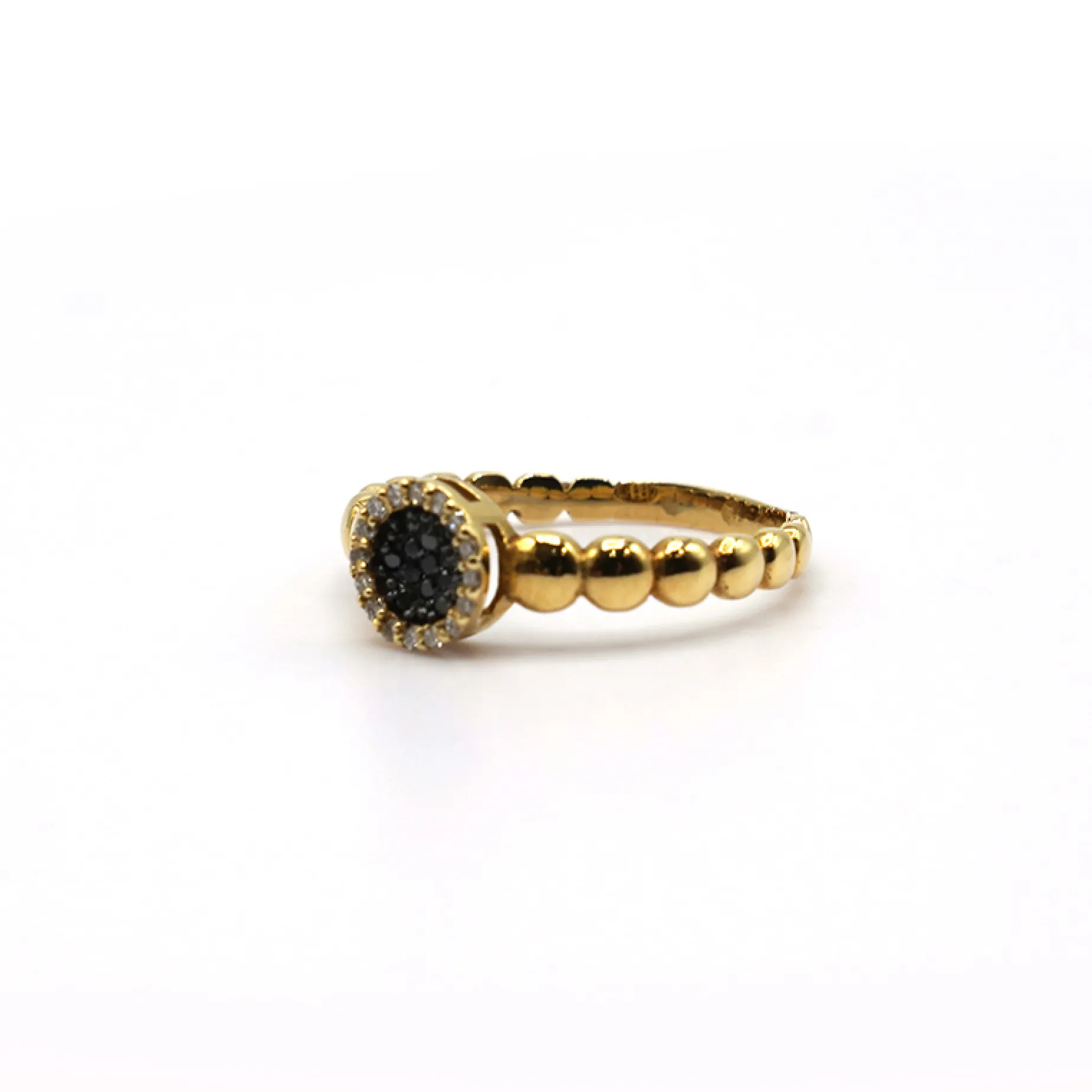 ANILLO ORO 18 KILATES CON DIAMANTES