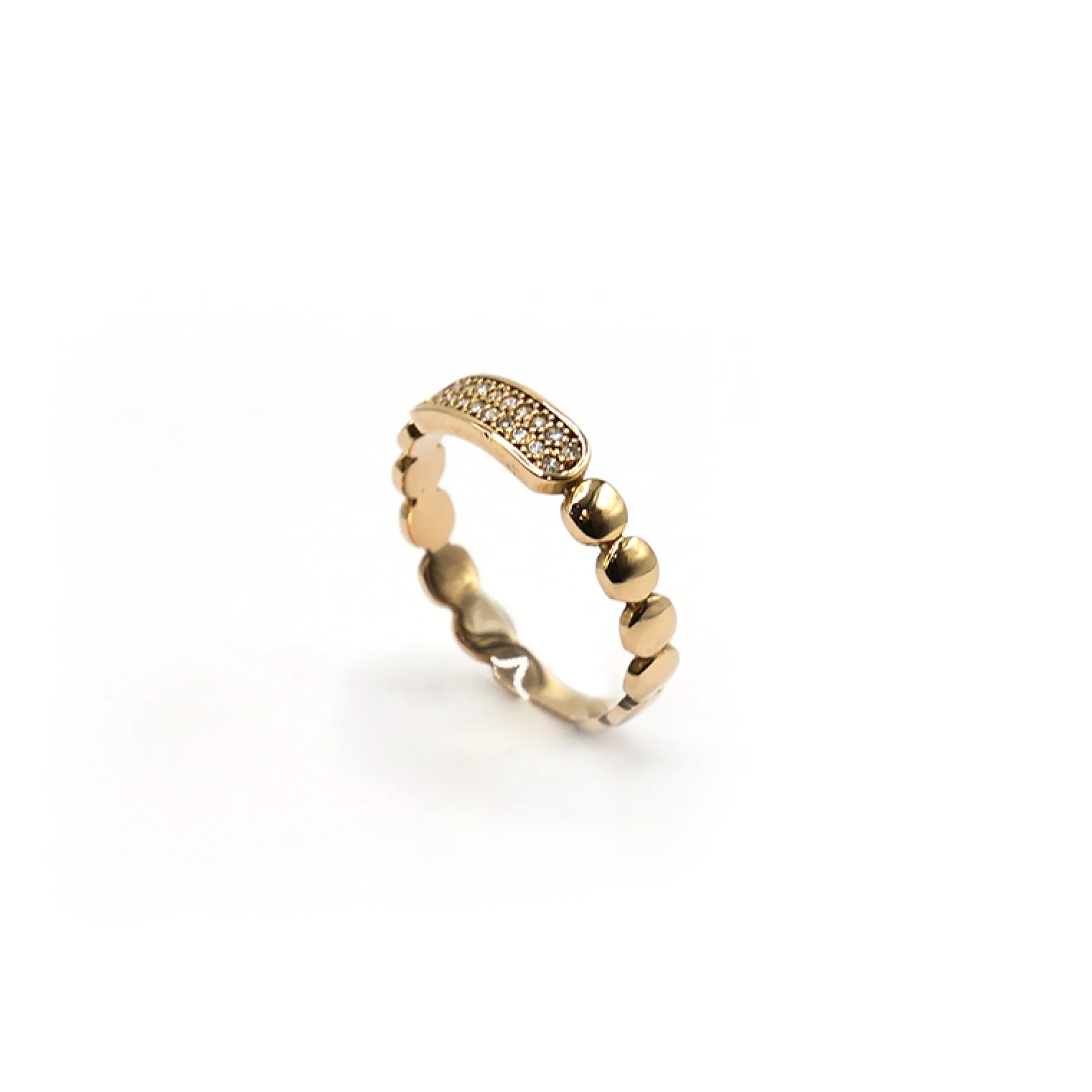 ANILLO ORO 18 KILATES CON DIAMANTES