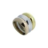 ANILLO ORO 18 KILATES TRICOLOR