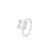 ANILLO ORO BLANCO 18KTES. CON DIAMANTES