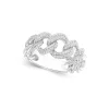 ANILLO ORO BLANCO 18KTES. CON DIAMANTES