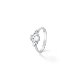 ANILLO ORO BLANCO 18KTES. CON DIAMANTES