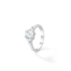 ANILLO ORO BLANCO 18KTES. CON DIAMANTES