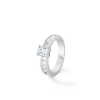 ANILLO ORO BLANCO 18KTES. CON DIAMANTES