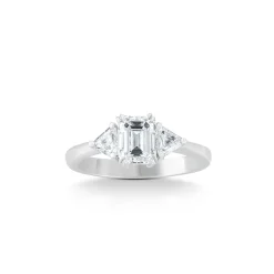 ANILLO ORO BLANCO 18KTES. CON DIAMANTES